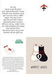 Christmas Foodbank Donation Gift - Cat Lover Card