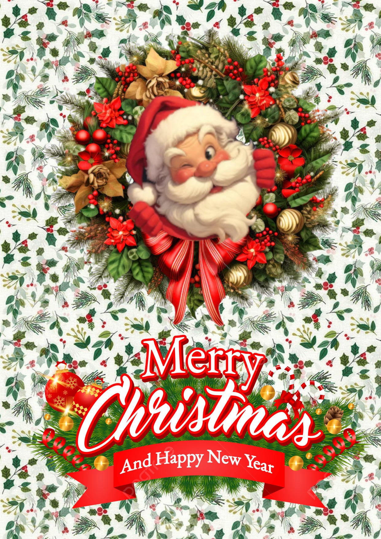 Foodbank Donation Christmas Card
