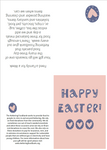 Easter Card Foodbank Donation Gift