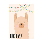 Foodbank Donation Gift - Cute Llama Card