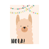 Foodbank Donation Gift - Cute Llama Card