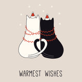 Christmas Foodbank Donation Gift - Cat Lover Card